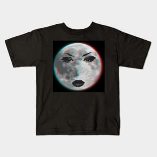 The Lady in the Moon Kids T-Shirt